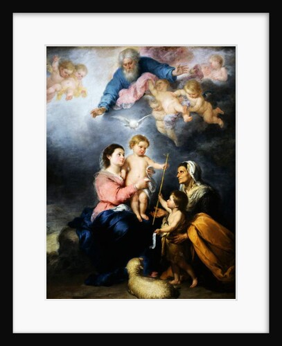 The Holy Family, 1680 by Bartolome Esteban Murillo