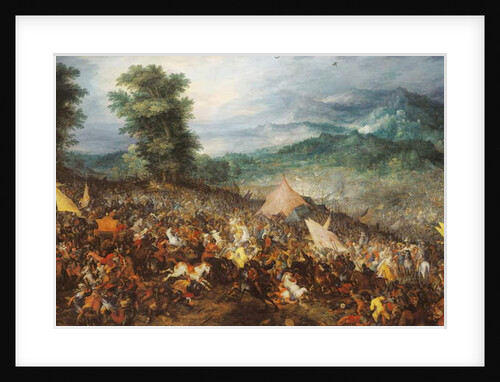 The Battle of Gaugamela, 1602 by Jan the Elder Brueghel