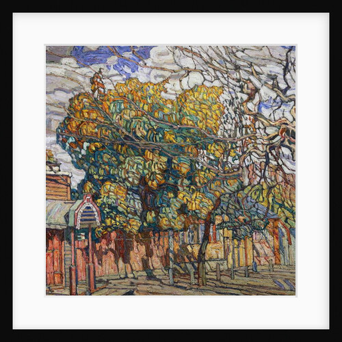 Cityscape, 1914 by Abraham Anshelovich Manievich