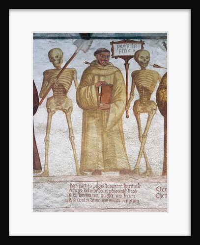 Death with the Monk and the Emperor by Simone II Baschenis