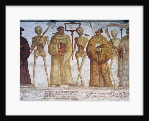 Death with the Monk by Simone II Baschenis