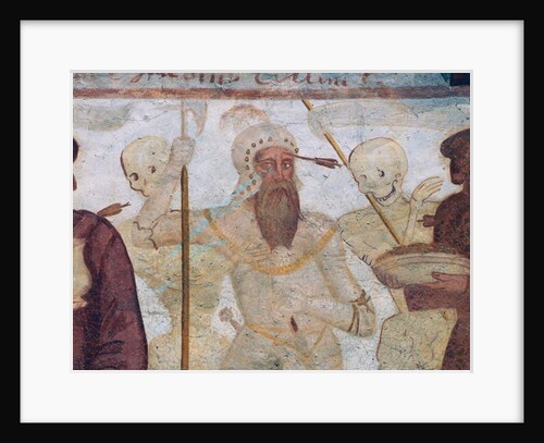 Death with the warrior by Simone II Baschenis