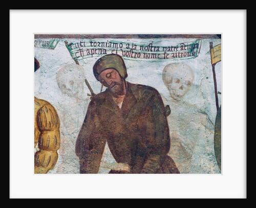 Death with the lame man by Simone II Baschenis