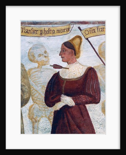 Death with the young woman by Simone II Baschenis