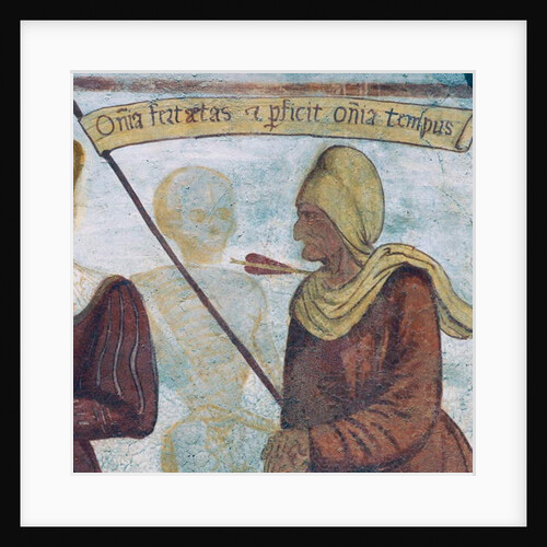 Death with the old woman by Simone II Baschenis
