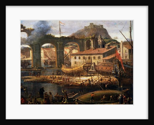 The Shipyards of La Ciotat, 1664 by Jean Baptiste I de La Rose