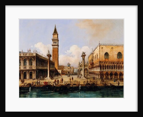 St Mark's Square in Venice by Giuseppe Canella