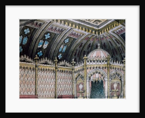 Scenography for Alina, Queen of Golconda by Pietro Bertoja