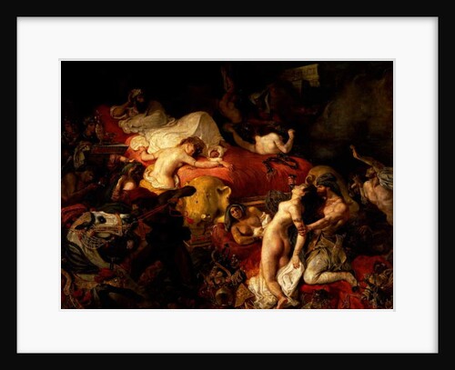The Death of Sardanapalus, 1827 by Ferdinand Victor Eugene Delacroix