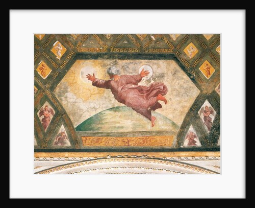 The Creation of the Sun and Moon, c.1518 by Raphael