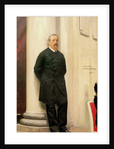 Portrait of Alexander Borodin, 1888 by Ilya Efimovich Repin