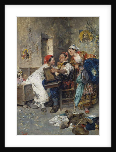 Gypsies, man with two women, 1912 by Vicenzo Irolli