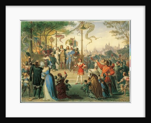 The Feast of St. John, Scene 5 from 'Die Meistersinger' by Richard Wagner, 1888 by Michael Echter
