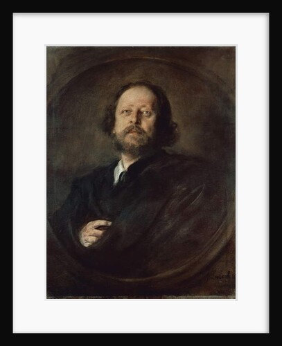 Portrait of German writer Paul Johann Ludwig von Heyse, by German School