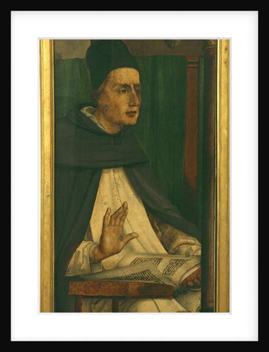Albert the Great by P. Joos van Gent and Berruguete