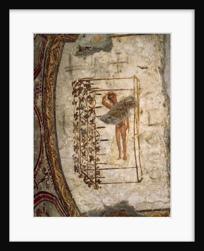 Youth, trellis and vines, 3rd-5th century AD by Roman Roman