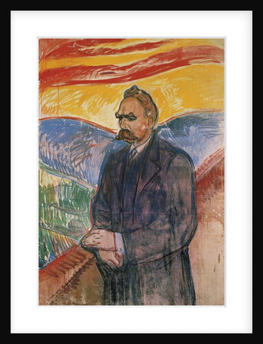 Portrait of Friedrich Nietzsche, c.1906 by Edvard Munch