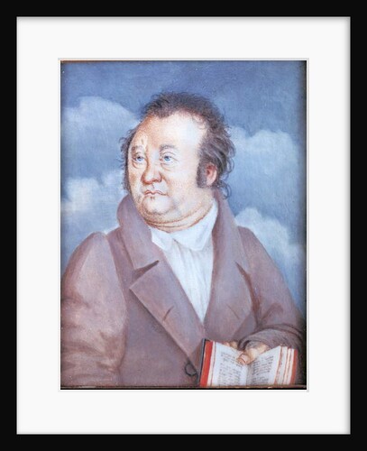 Portrait of Jean Paul, 1815 by German School