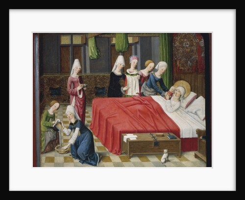 Birth of the Virgin, 1485 by Master of the Aachen Altar