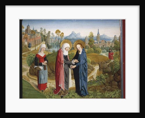 The Visitation, 1485 by Master of the Aachen Altar