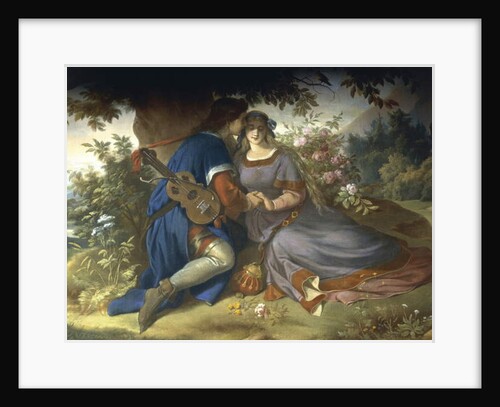 Under the Linden Tree, on the Heath... by German School