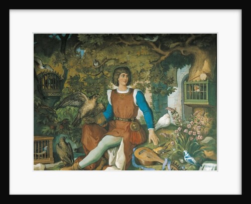 Portrait of Walther von der Vogelweide by Eduard Ille