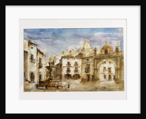 Set design for 'The Barber of Seville' by Gioachino Rossini by G Rigon