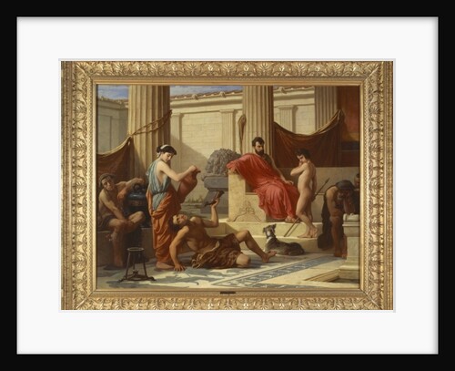 Education in Sparta, 1889 by Luigi Mussini