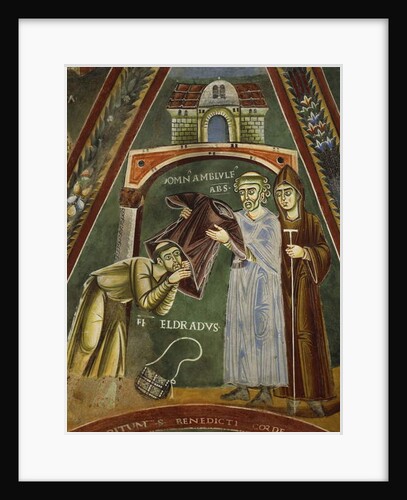 Saint Heldrad returns from Santiago de Compostela, in the Chapel of Sts. Heldrad and Nicholas by Italian School