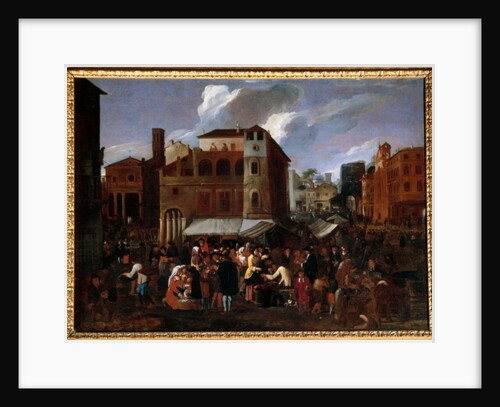 Market scene by Willem Reuter