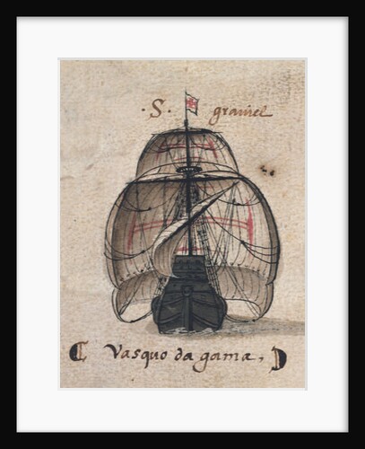 Vasco da Gama's Caravel by Portuguese School