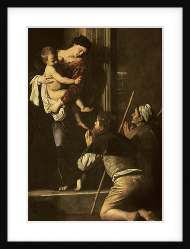 Madonna of the Pilgrims, c.1603-05 by Michelangelo Merisi da Caravaggio