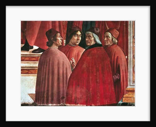 Stories of the Virgin Mary: Annunciation to Zacharias by Domenico Ghirlandaio