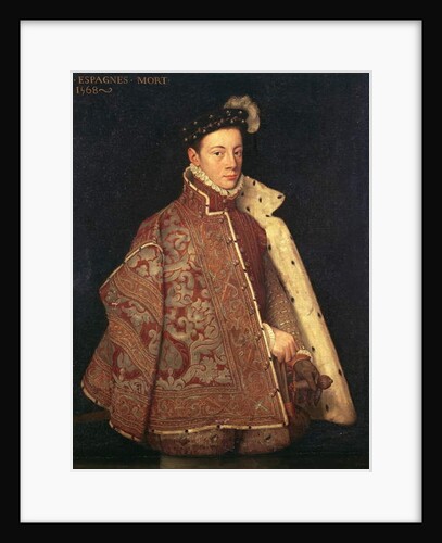 Portrait of Don Carlos, Prince of Asturias by Antonio Moro