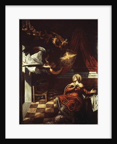 Annunciation, 1582-87 by Jacopo Robusti Tintoretto
