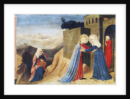 Mary's visit to Elizabeth, c. 1430 by Fra Angelico