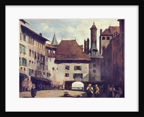 La Place du Molard, c.1830 by Richard Parkes Bonington