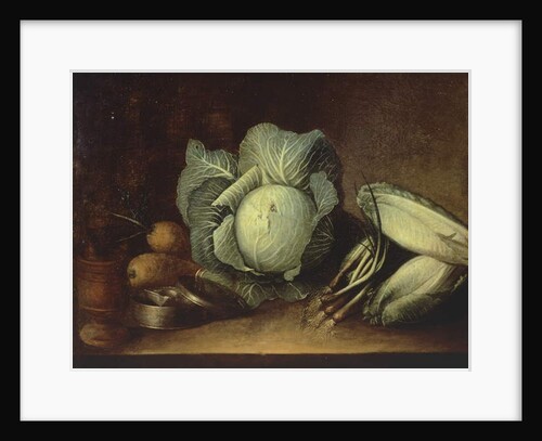 Still life with vegetables, 1739-40 by Francois Jouvenet