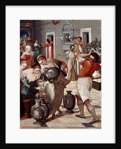 Marriage of Cana, Detail by Michael Damaskinos