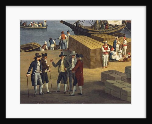 Detail from the View of Port of Messina from Palazzo del Senato, 18thcentury by Jacob-Philippe Hackert