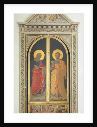 Liniers altarpiece: St. Peter and St. Mark, 1433 by Fra (c.1387-1455) Angelico