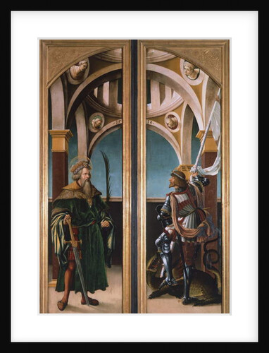 St. Sigismund and St. George by Hans Burgkmair