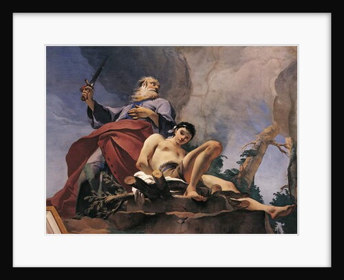 The sacrifice of Isaac, 1726-1739 by Giovanni Battista (1696-1770) Tiepolo
