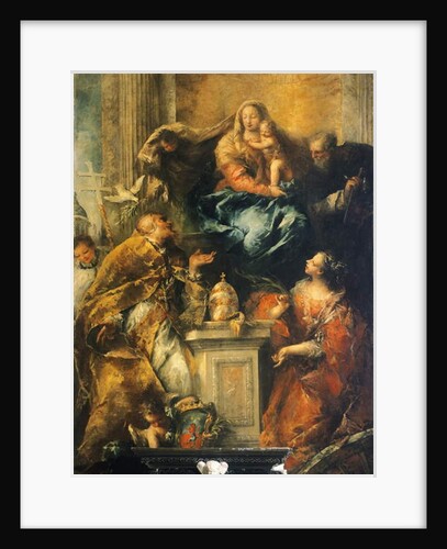 Ferri Altarpiece , c. 1755 by Giovanni Antonio Guardi