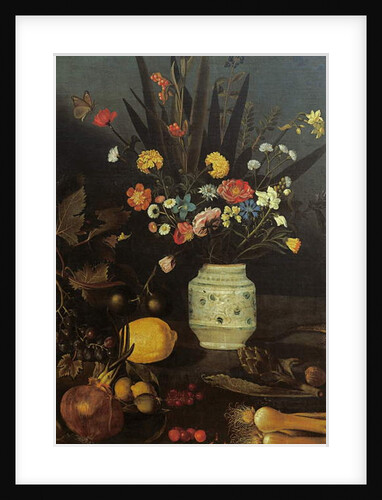 Still life with flowers and plants by Michelangelo Merisi da Caravaggio