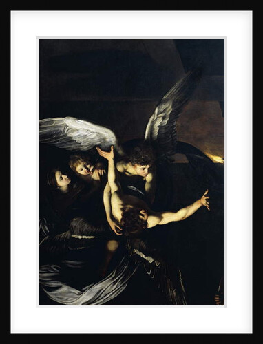 Figures of angels by Michelangelo Merisi da Caravaggio