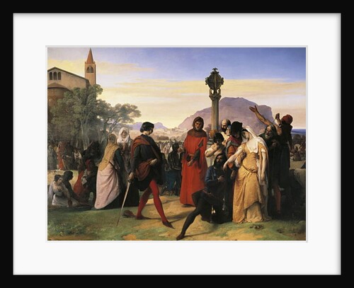 Sicilian Vespers by Francesco Hayez