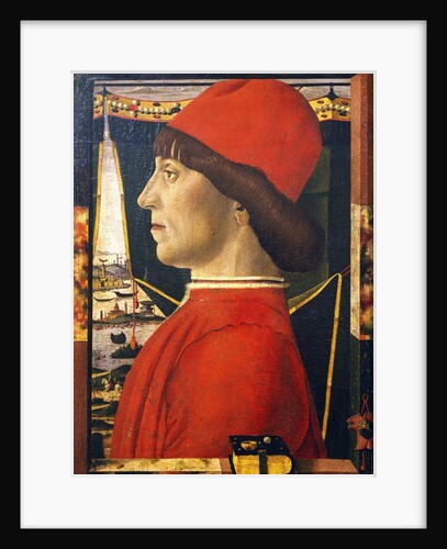 Portrait of gentleman, Italy 1475 by Baldassare d' Este