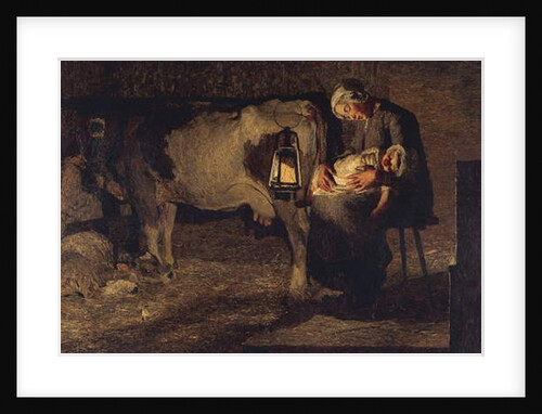 Two mothers, 1889 by Giovanni Segantini