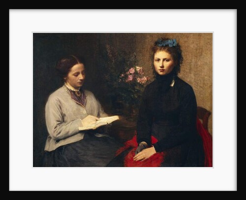 Reading, 1870 by Ignace Henri Jean Fantin-Latour